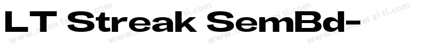 LT Streak SemBd字体转换